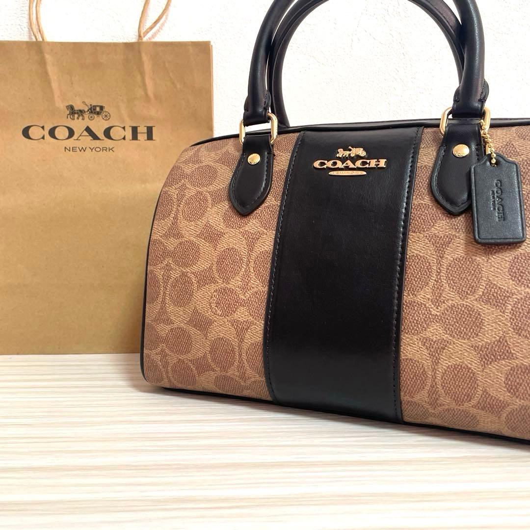 早い者勝ち！訳あり新品 COACH ハンドバッグ シグネチャー柄 2way コーチ シグネチャー2WAY手提げバッグ COACH | 京都通販ミセスの