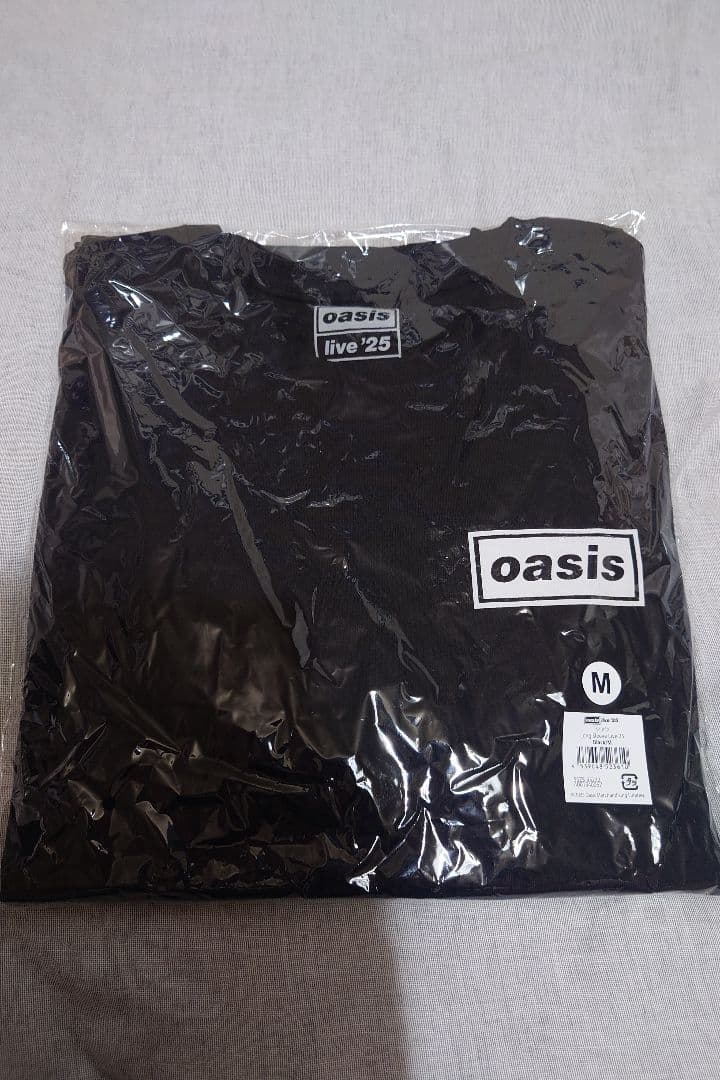 oasis live '25 ロングTシャツ M 黒
