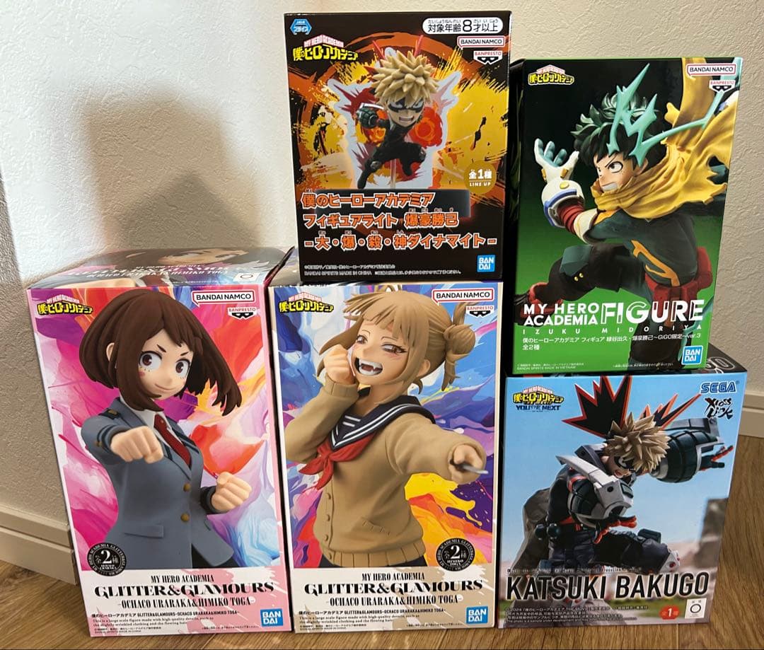 僕のヒーローアカデミア フィギュア6体まとめ売り 緑谷出久 爆豪勝己 他 僕のヒーローアカデミア THE MOVIE ユアネクスト』から「緑谷出久
