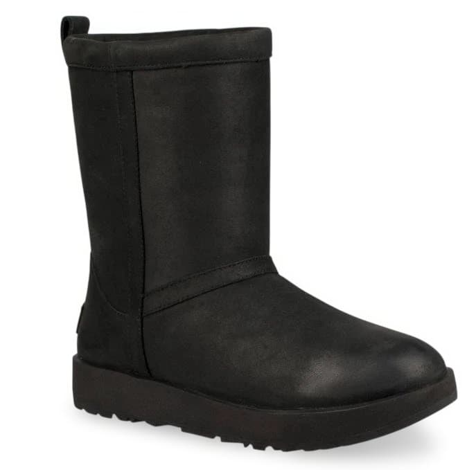 UGG クラシック ショート レザー ウォータープルーフ ブーツ 25.0 アグ