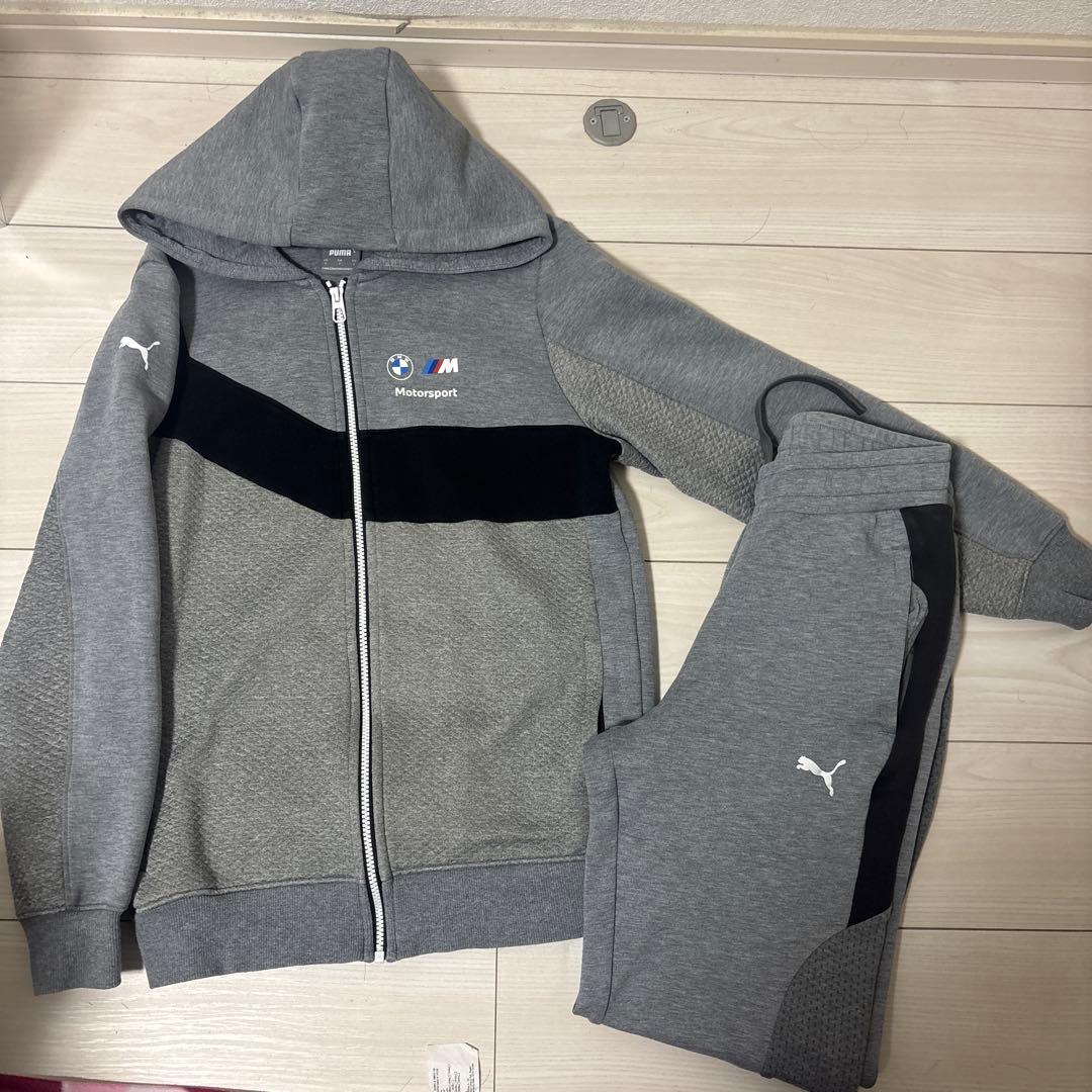  Motorsport パーカー セットアップグレー/ブラック