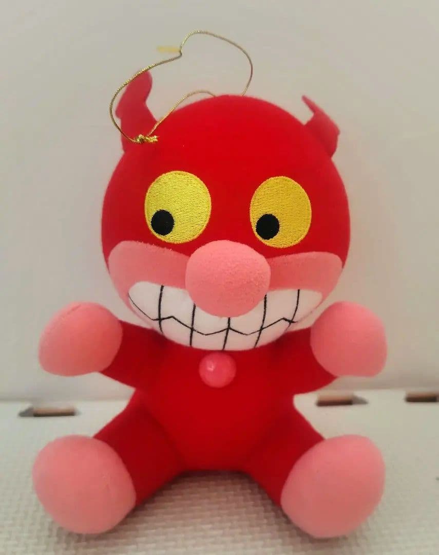 【激レア・希少】アンパンマン ぬいぐるみ アカキンマン ばいきんまん