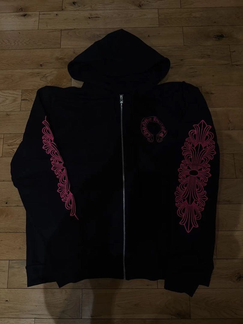 クロムハーツ　ジップパーカー　新作 Chrome Hearts Horseshoe Zip Hoodie Tokyo クロムハーツ (CHROME