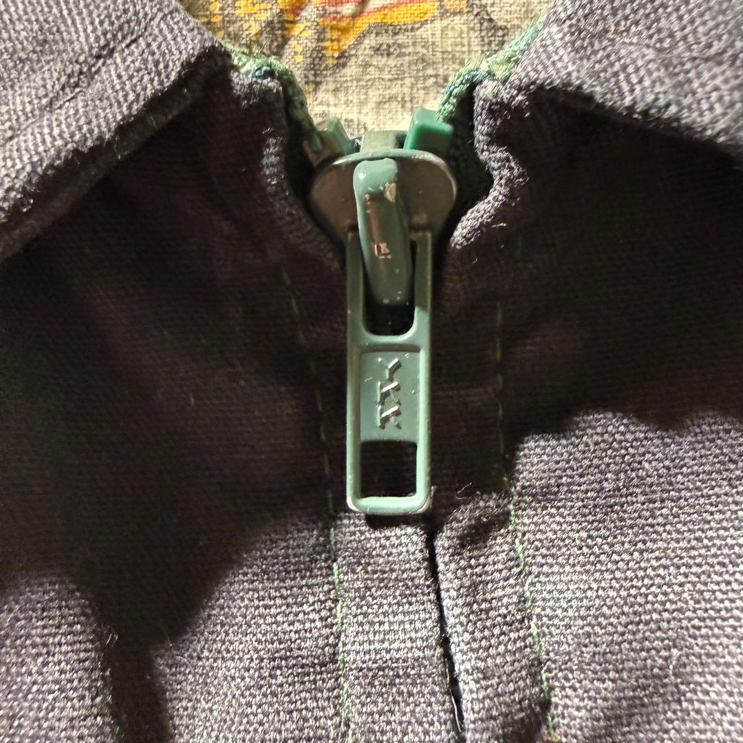 Canyon Guideジップアップブルゾン古着ネイティブ柄グリーンブラックM