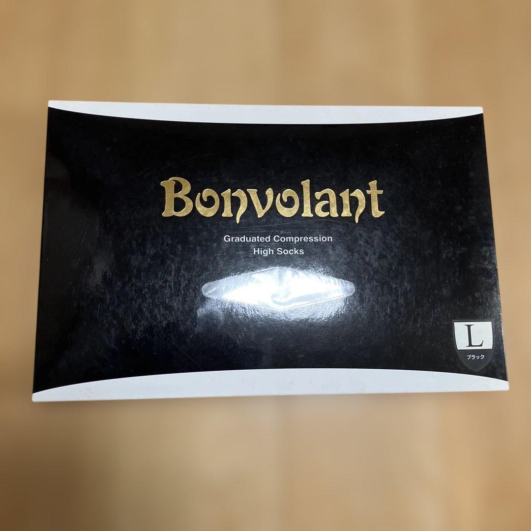 サミットインターナショナルボンボランハイソックス 黒二足組 サイズ　L✖️3