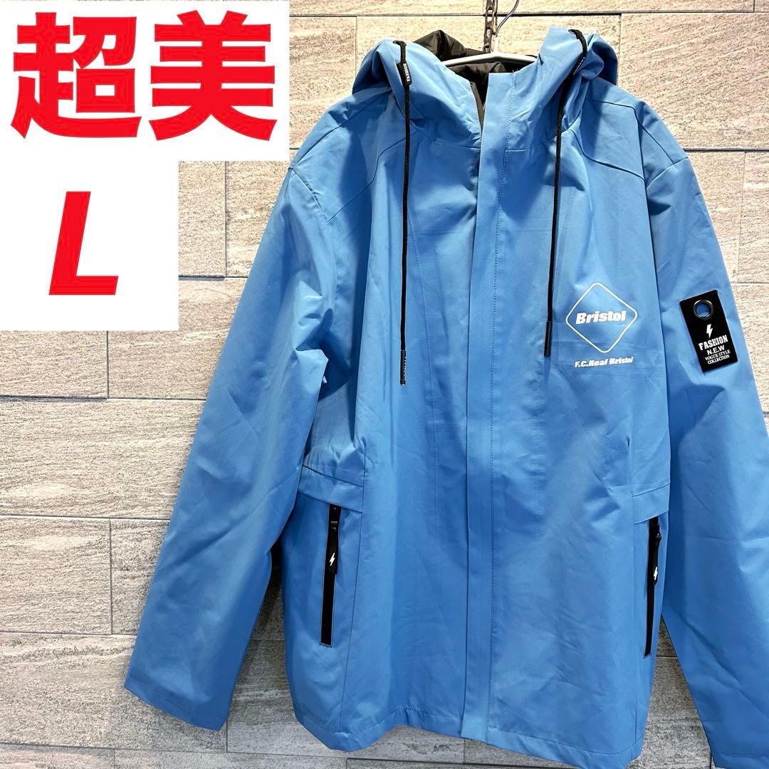 超美✨FCRB FCレアルブリストル　ジャケット　レインパーカー　ブルー
