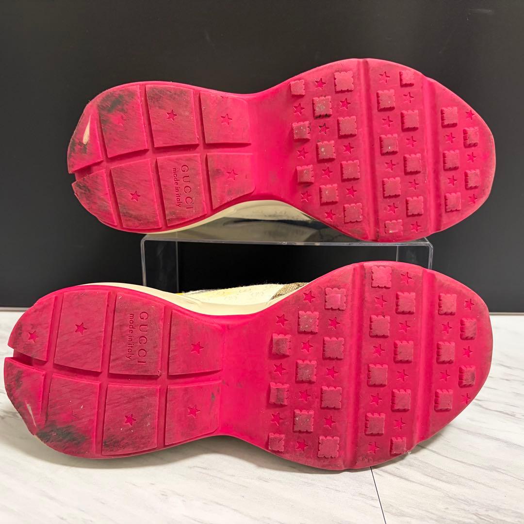 美品 GUCCI ライトン GGスプリーム ダッドスニーカー 厚底 29cm相当
