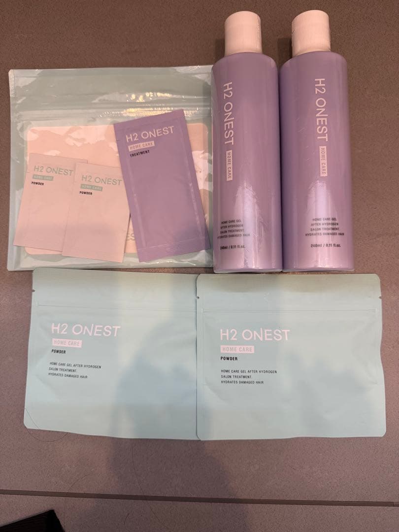 h2onest トリートメント 240×2 パウダー18包