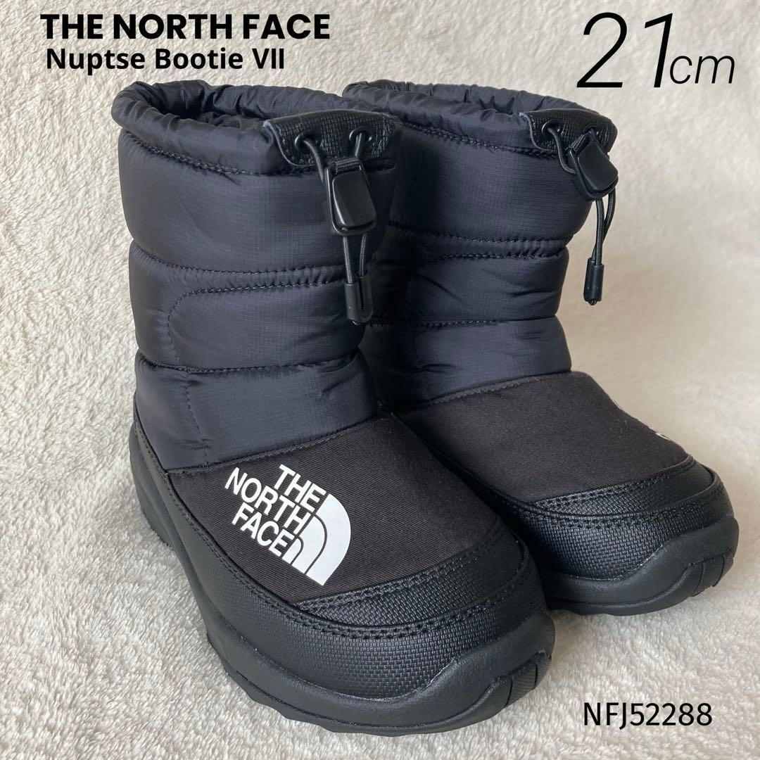 【極美品】ノースフェイス ヌプシブーティVII ブラック 21cm 現行品