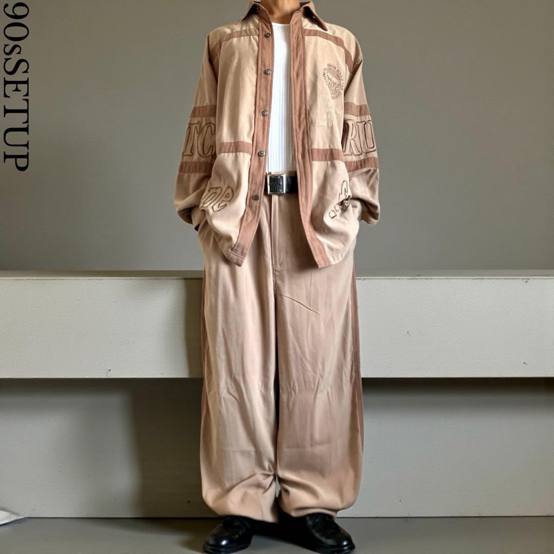 90s FRIZIONE オーバーサイズ高級セットアップ上下 B系HIPHOP