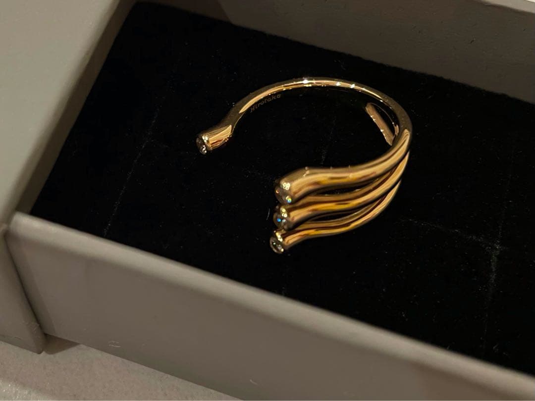 Hirotaka / DROSERA ダイヤモンド カフ リング