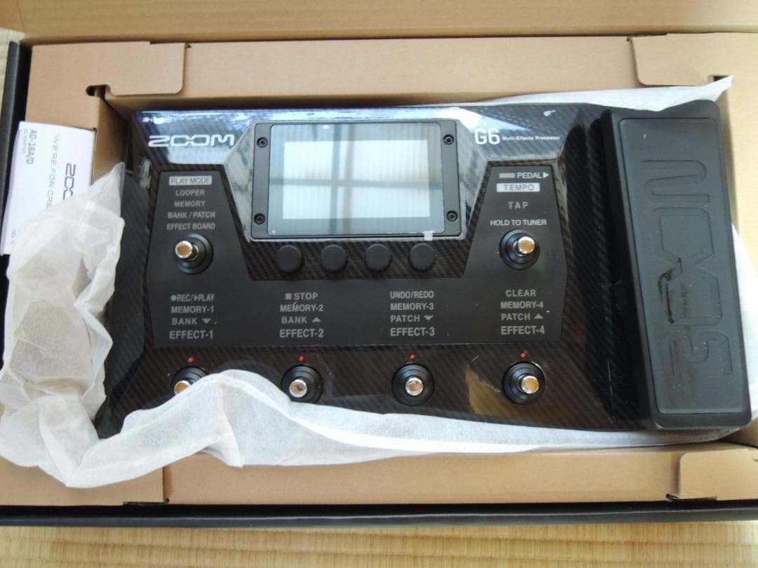 ★ガチ新品★ZOOMより新品購入★ZOOM　G6★4月2日購入