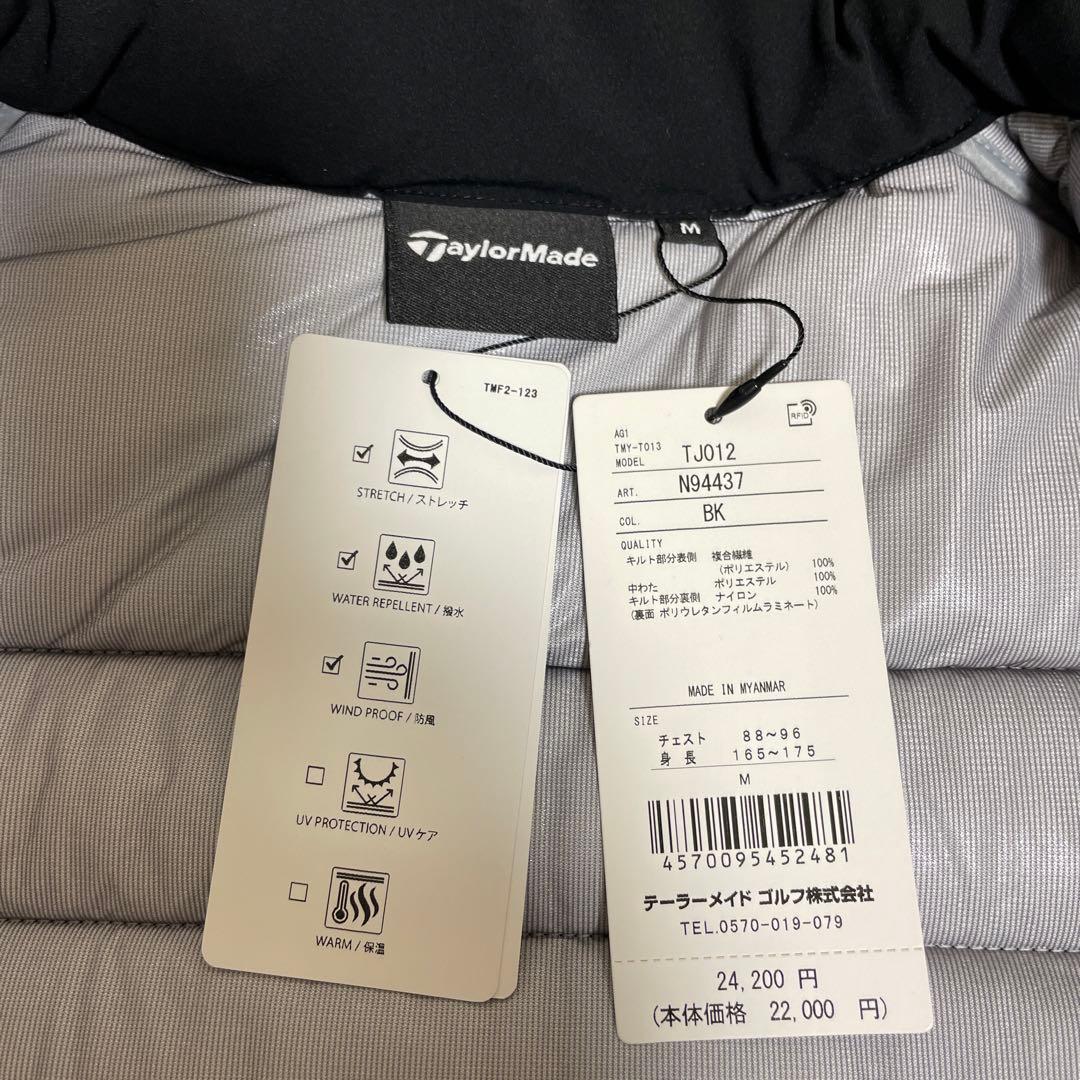 新品】テーラーメイド 中綿ジャケット Mサイズ BK - メルカリ