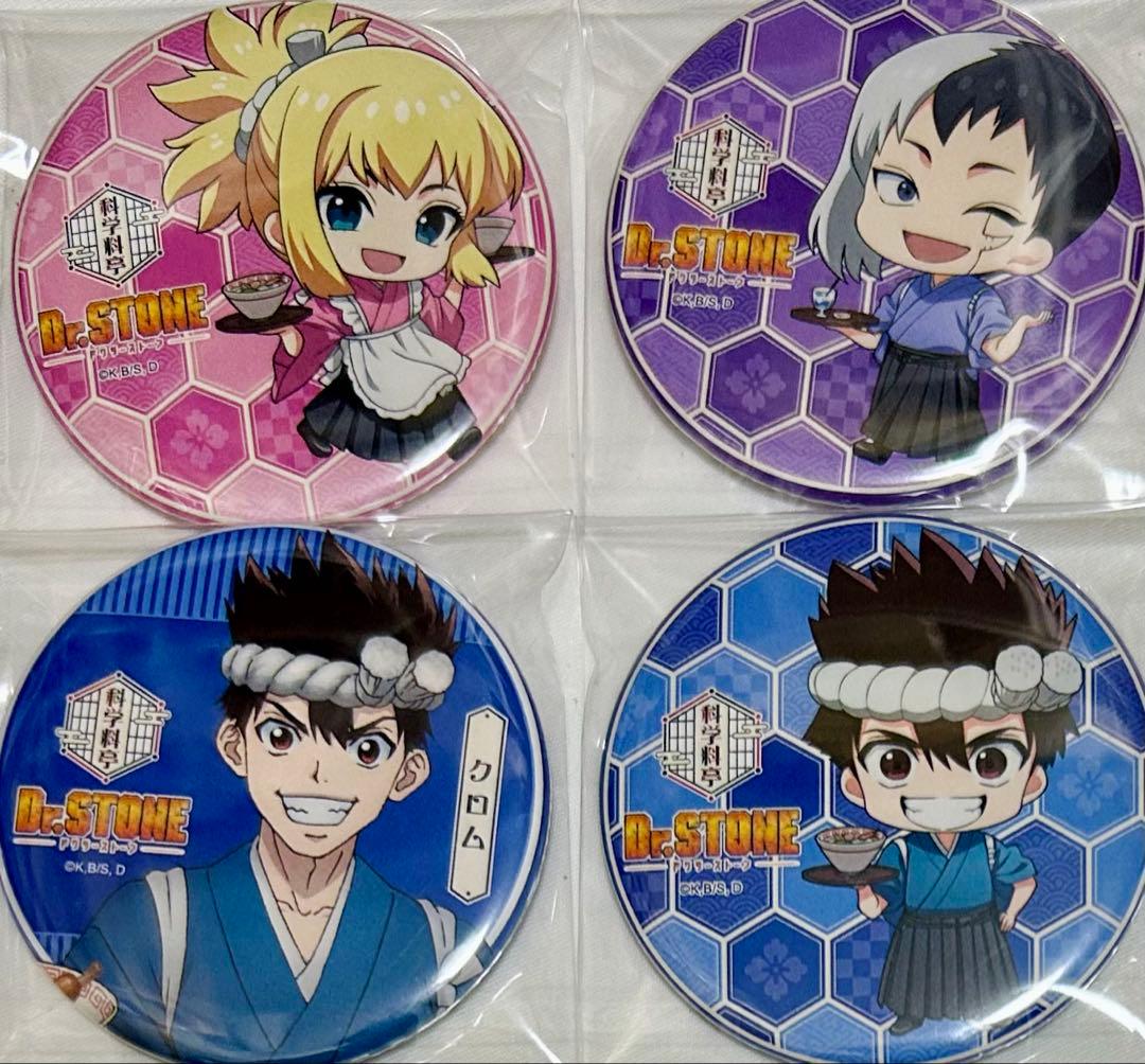 Dr. STONE 科学料亭 缶バッジ ゲン コハク クロム - メルカリ