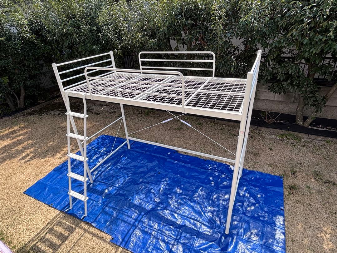 ★極美品 ニトリ ロフトベッド メッシュ床板 シングルサイズ