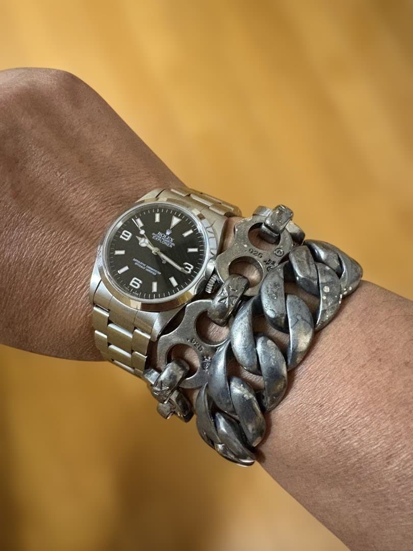 五本セット☆S925刻印あり重厚117g ☆検索シルバーアクセサリー