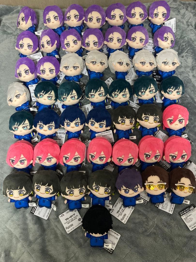 ブルーロック　ちびぐるみ　まとめ売り　タグ付き　50個 ブルーロック ちびぐるみ セット まとめ売り - メルカリ