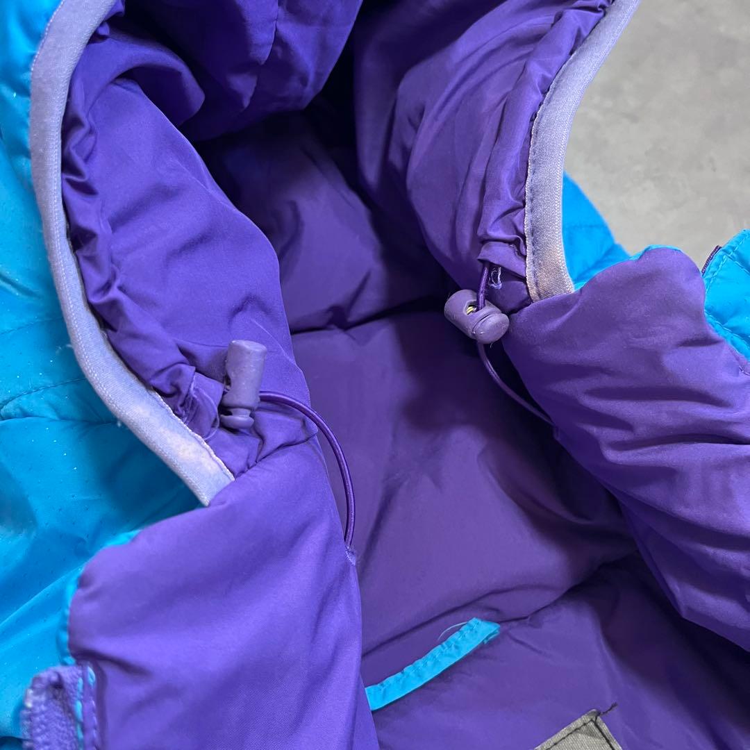 00's old stussy ダスパーカー 中綿ダウンジャケット ブルー XL - メルカリ