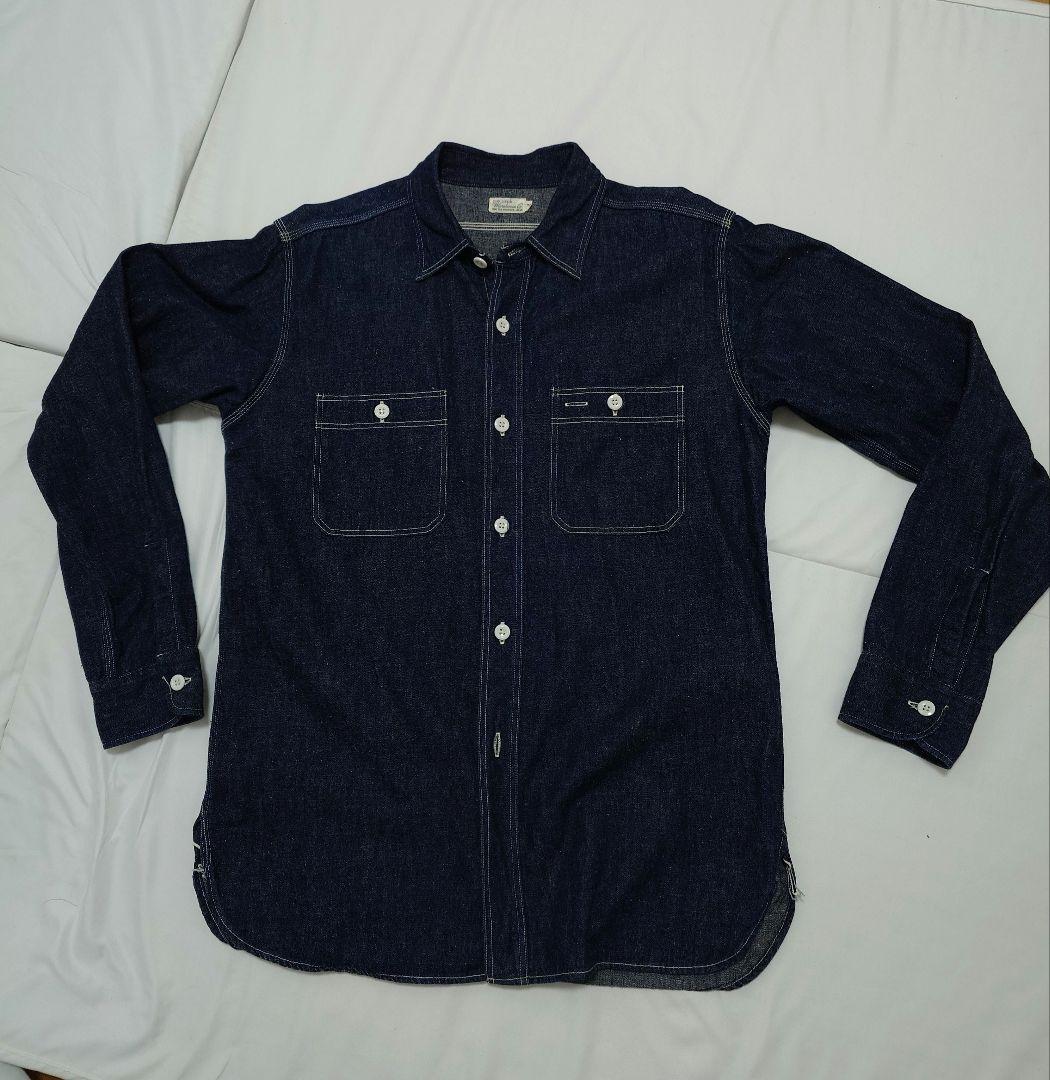極美品　ウエアハウス ダックディガーデニムシャツ