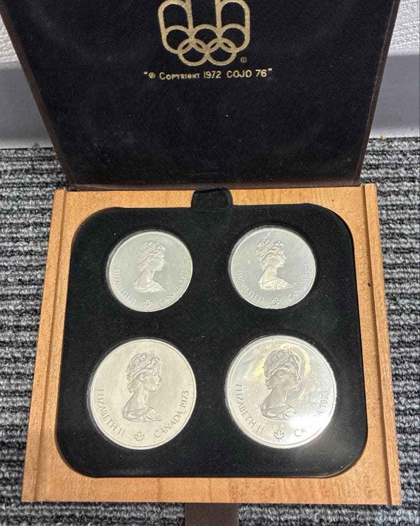 カナダ モントリオール オリンピック 記念銀貨セット - メルカリ