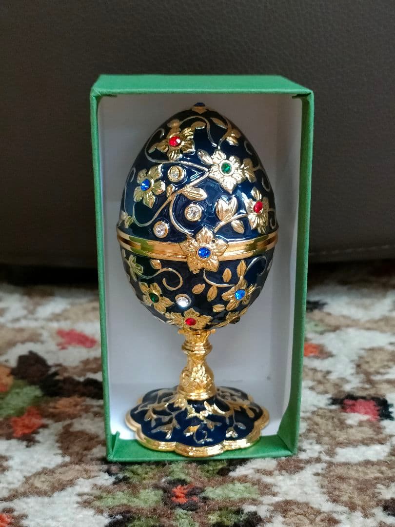 卵型 宝石入れ 新品未使用