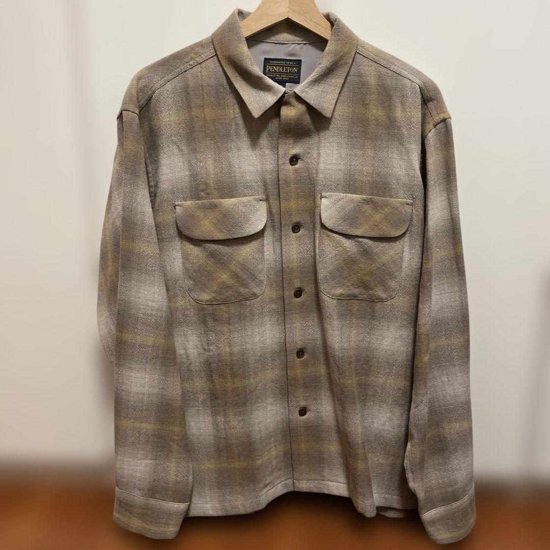 Pendleton ペンドルトンウールボードシャツ長袖シャツ Mサイズ