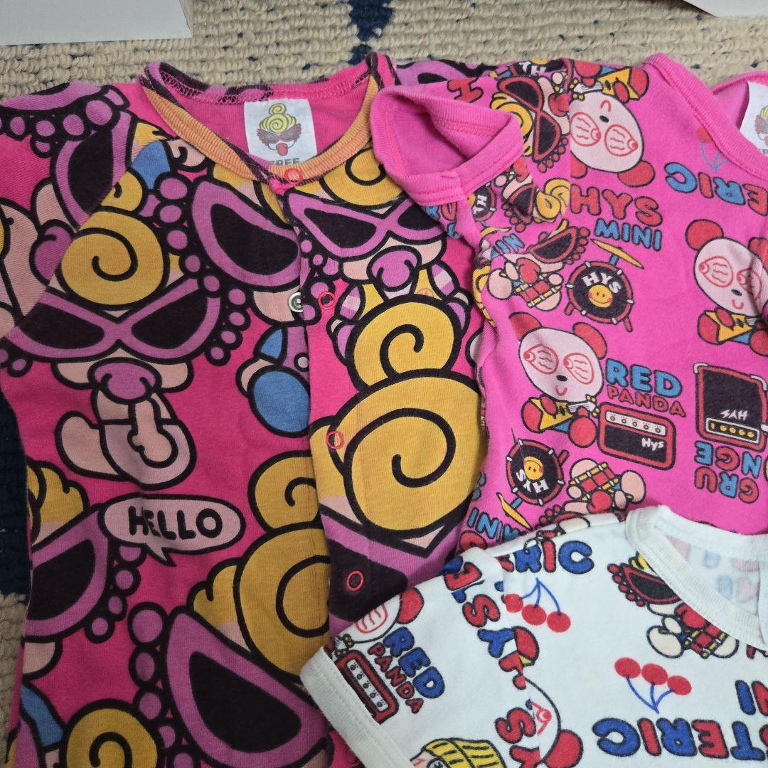 ヒスミニ 半袖 ロンパース 4着