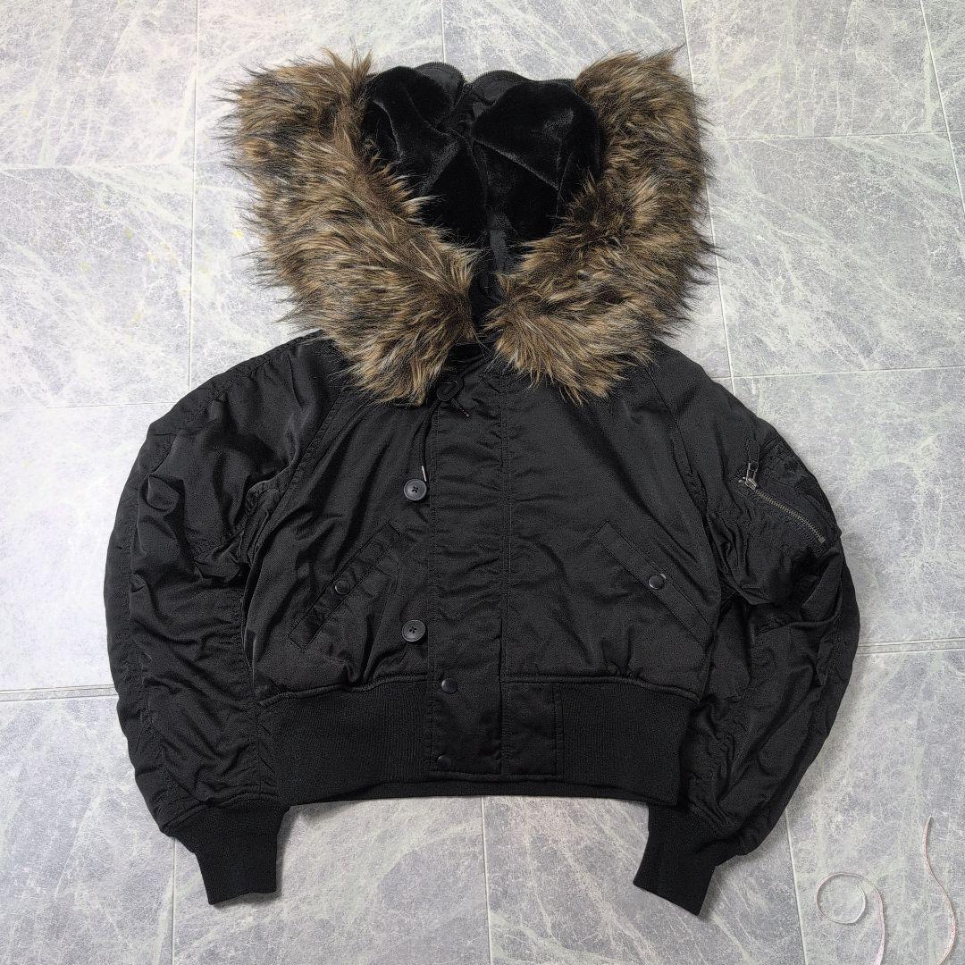 美品 マウジー N-2B ミリタリージャケット MA-1短丈 Y2K 平成 M