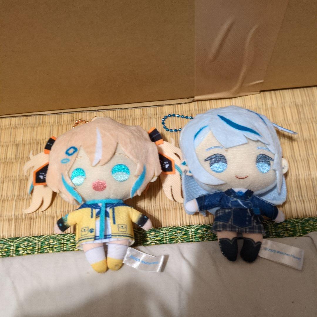 雨海ルカ＆天晴ひなた ウェザープラネット マスコットぬいぐるみ