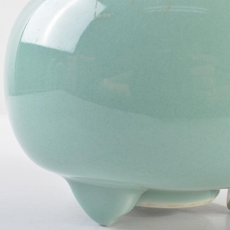 茶道具 板谷波山作 青磁 三足香爐 共布共箱 M R6770 - メルカリ