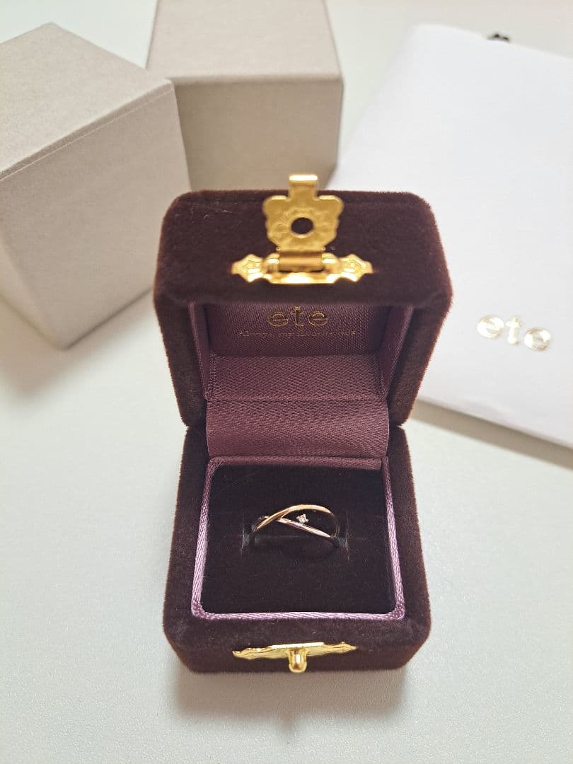 ete　K10 ピンキーリング　#3