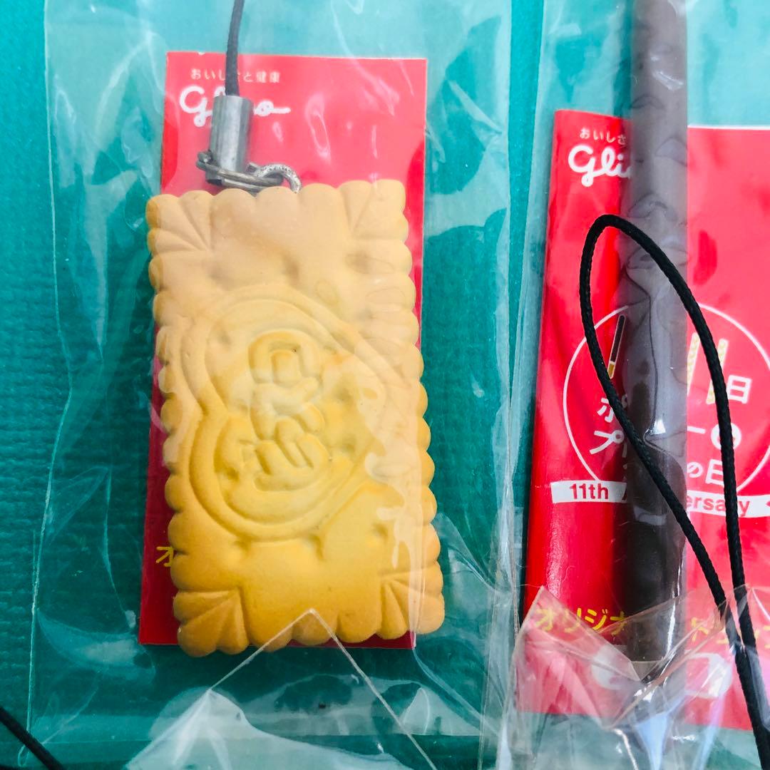 グリコ ポッキー ビスコ カプリコ コロン等 ミニチュアストラップ5種6
