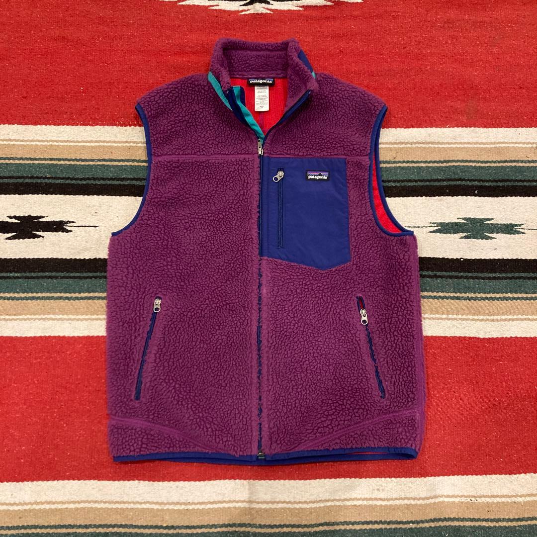 パタゴニア　レトロX ベスト　フリース　パープル　M 美品　patagonia