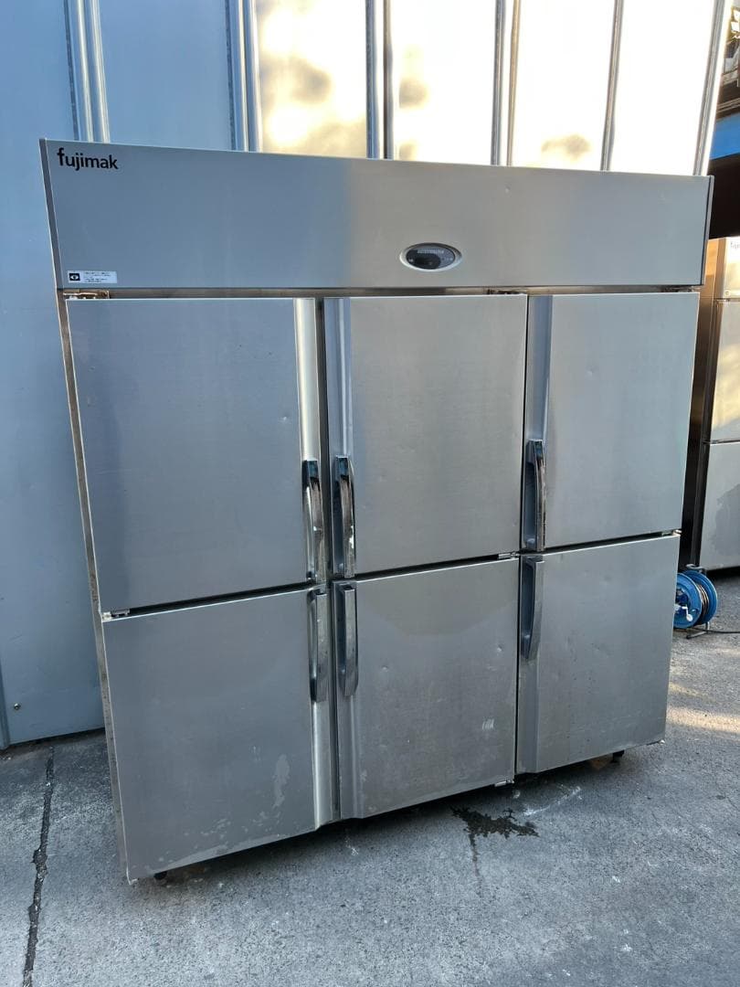 1028◆格安配送地域あり◆業務用フジマック◆6ドア冷蔵庫◆2015年製
