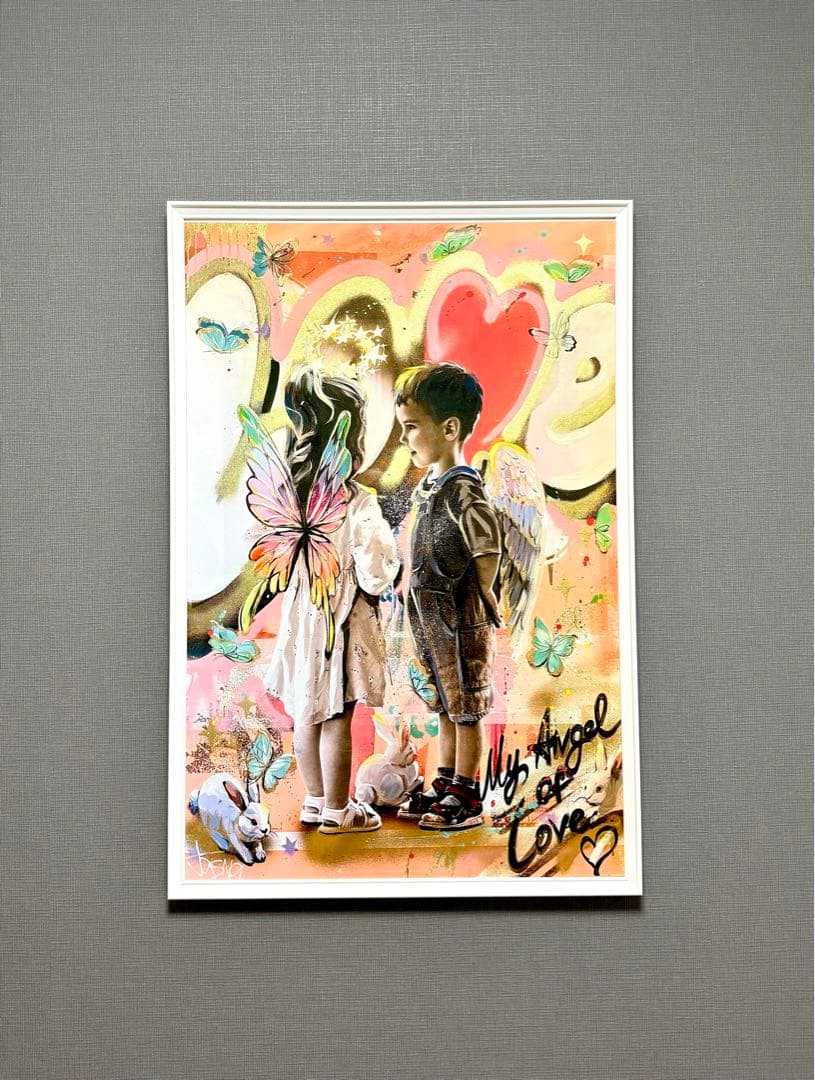 No.154フレーム付きキャンバスアート　特大ブランドアートポスター　インテリア