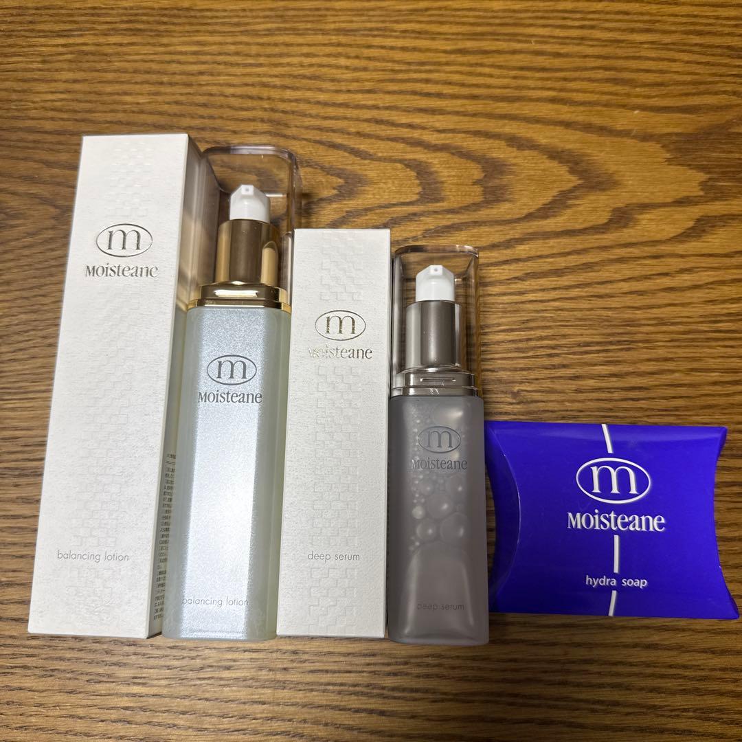 Moisteane バランシングローション・ディープセラム・ヒドラソープセット