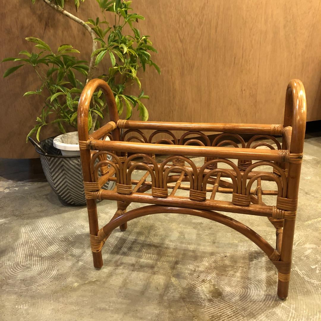 【ラタン】　棚　フリーラック　プランター　フラワーラック　飾り棚　ラタン家具