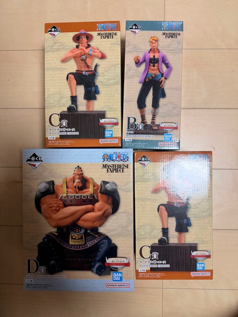 ワンピース　 一番くじ白ひげ海賊団 〜オヤジと息子たち〜 B、C×2、D賞