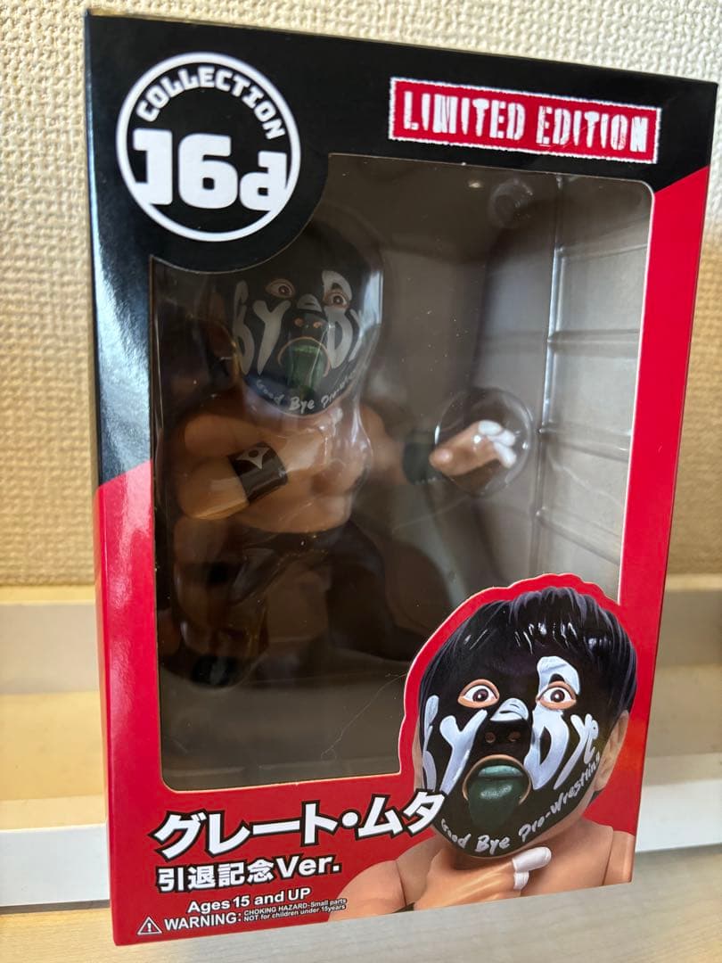 【HAO 16d】グレート・ムタ 引退記念Ver. 1000体限定 爆買 16dソフビコレクション グレート・ムタ[赤/ByeBye引退Ver.] (HAO