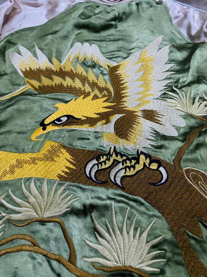 未使用 2面用 NON STOCK & CO 別珍 虎鷲 限定 スカジャン 美品 - メルカリ