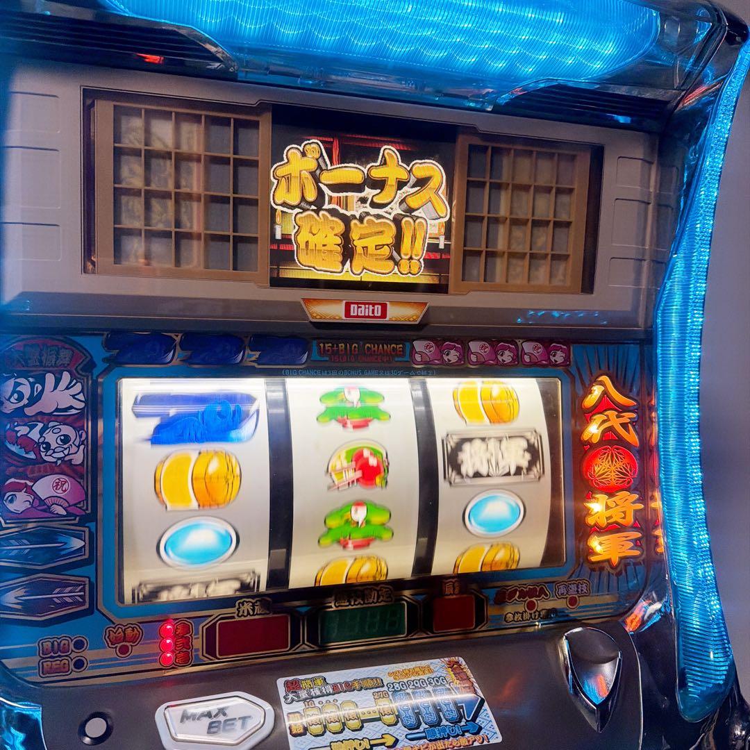 パチスロ 初代吉宗 実機 4号機 悪代官パネル コイン不要機 - メルカリ