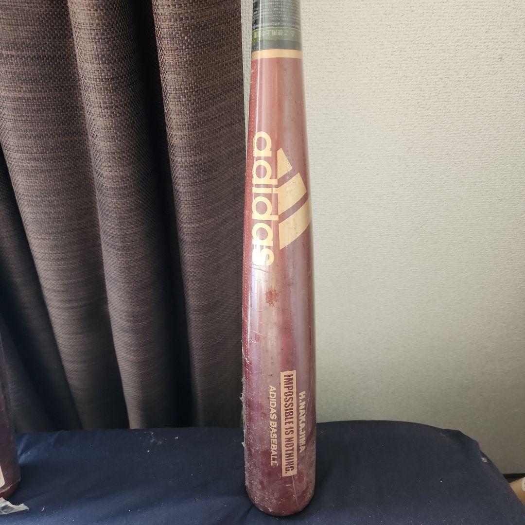 【中島裕之モデル】adidas 野球木製バット 赤