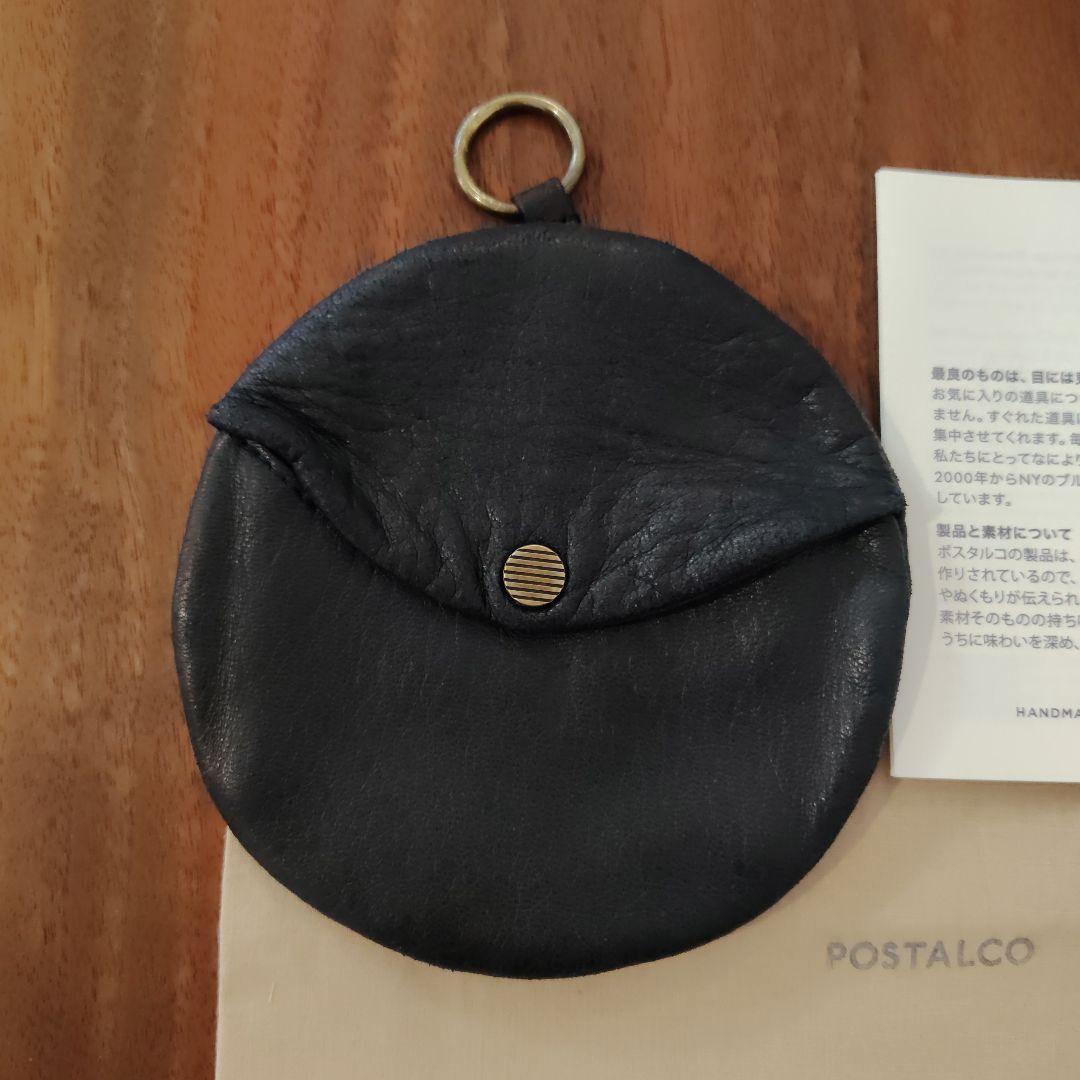 ポスタルコ　フルムーンウォレット　ネイビーブルー