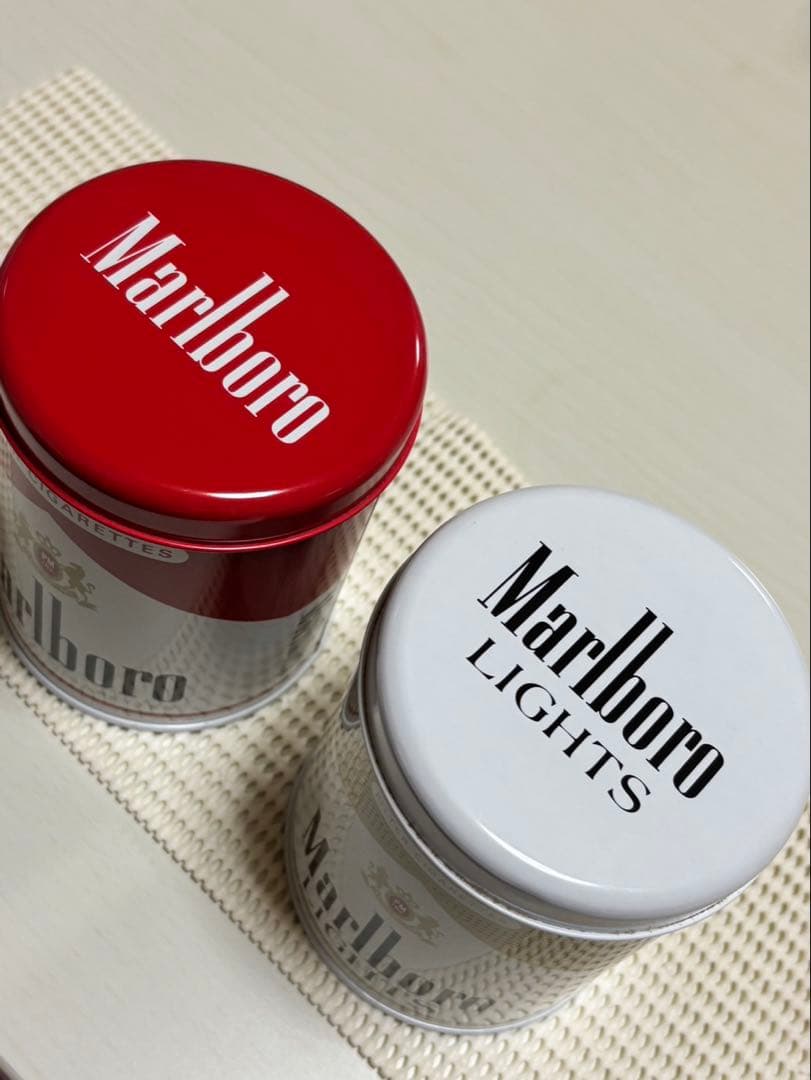 marlboro マルボロ 缶 灰皿 - メルカリ