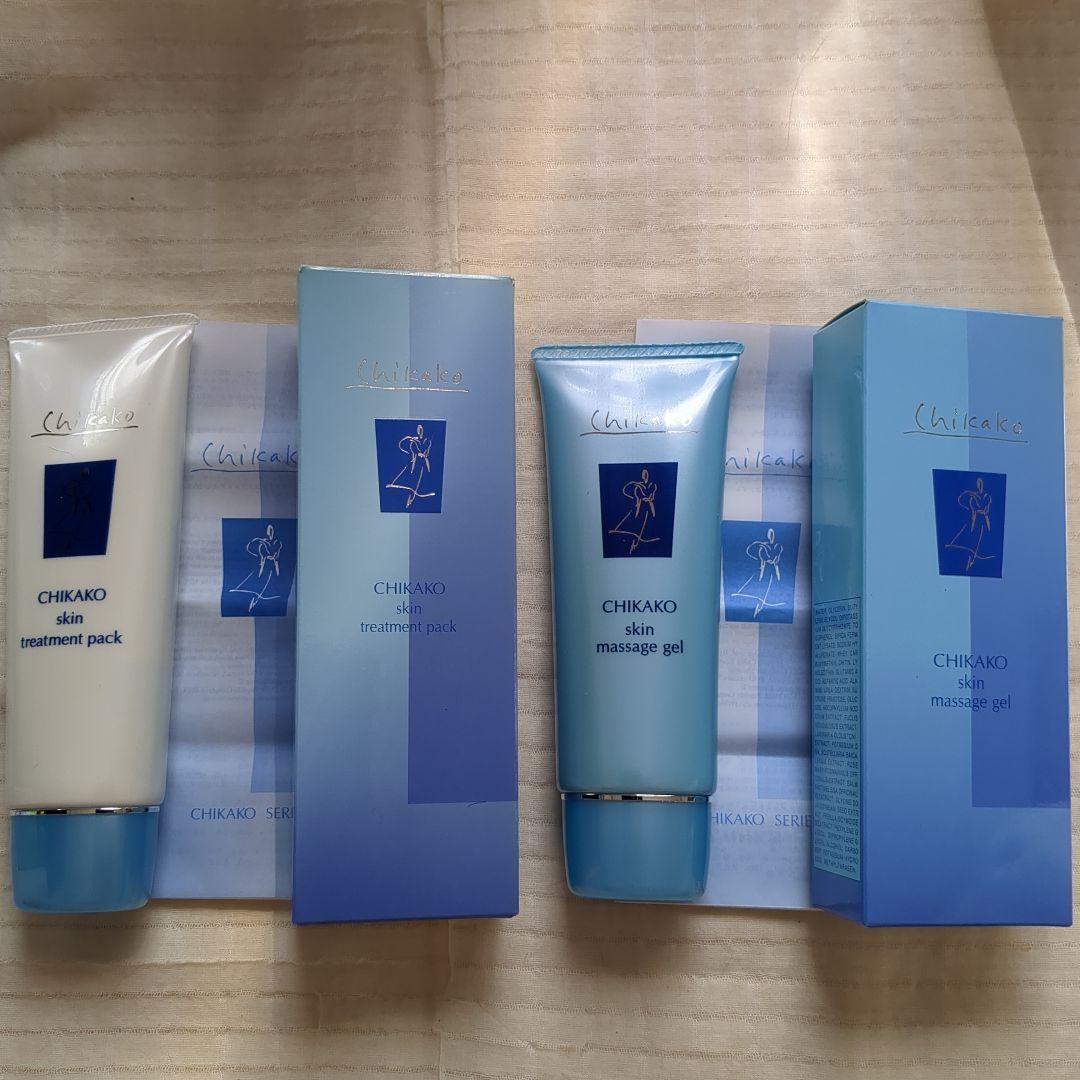 CHIKAKO スキン トリートメントパック & マッサージジェル セット