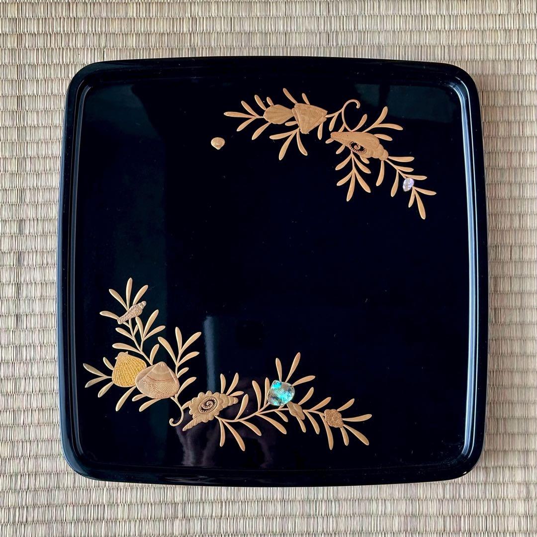 輪島塗 塗師 斗陽 作【菜盛器】漆塗 金蒔絵 螺鈿細工 共箱 - メルカリ