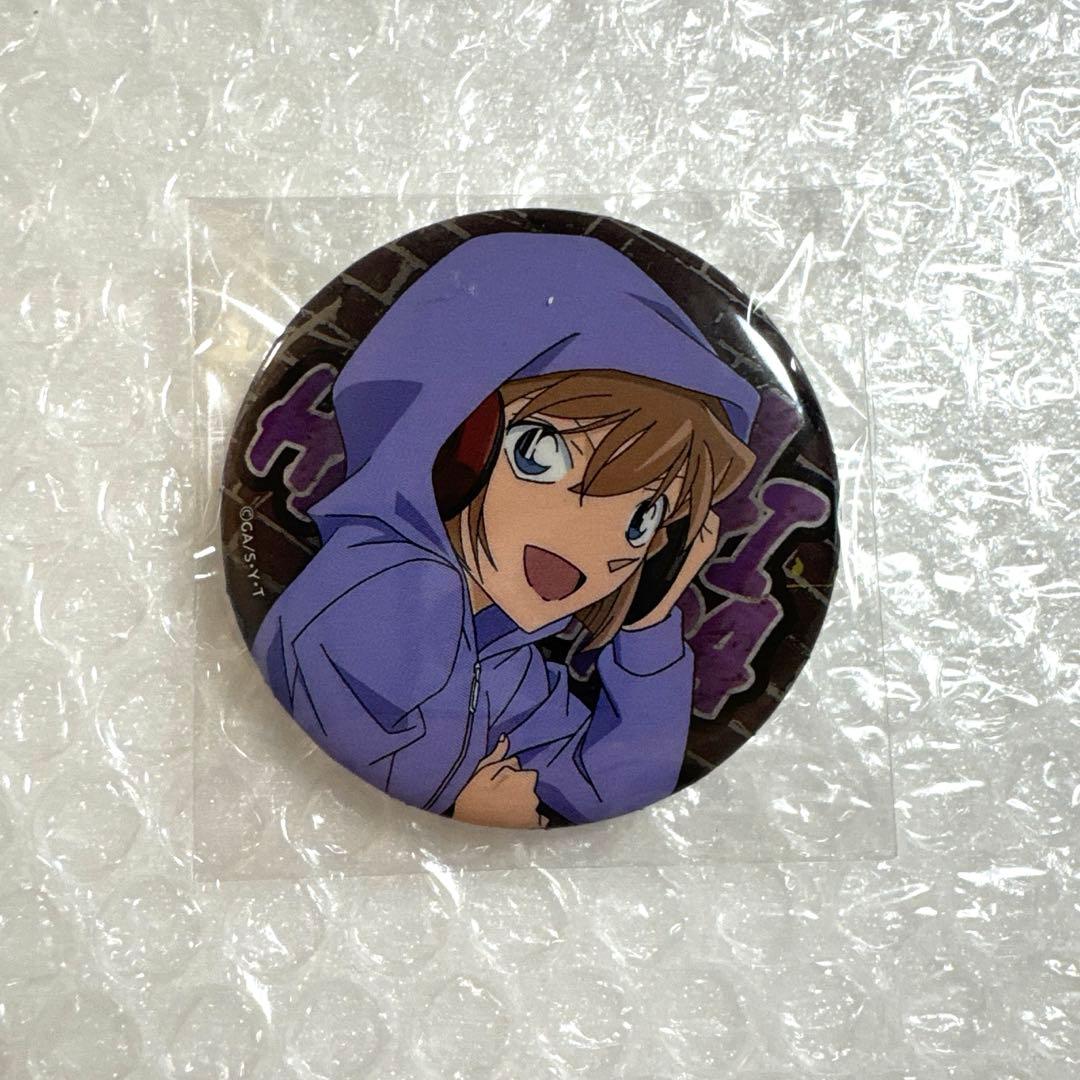 名探偵コナン　ヘッドフォン　缶バッジ　灰原