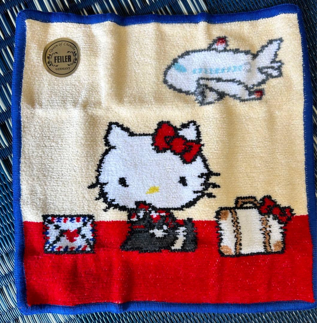 フェイラー JALコラボ キティ サンリオ タオルハンカチ - メルカリ