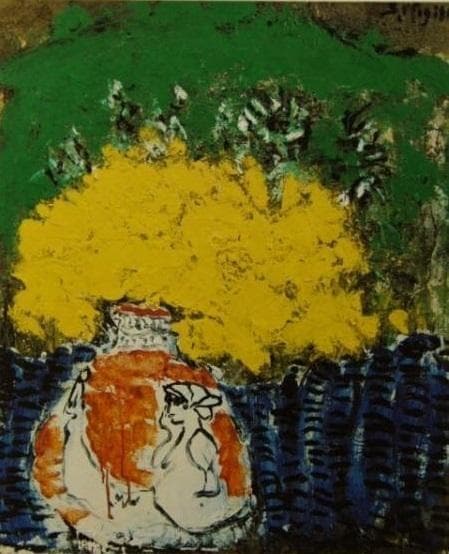 三岸節子、「花 ヴェロンにて」、厳選、希少画集・額装画、人気作品 三岸節子 シルクスクリーン『花ヴェロンにて』 - 国内外の優れた伝統