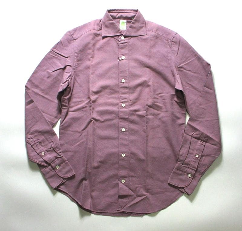 本町オフィス 新品 フィナモレ SIMONE ホリゾンタルカラー シャツ